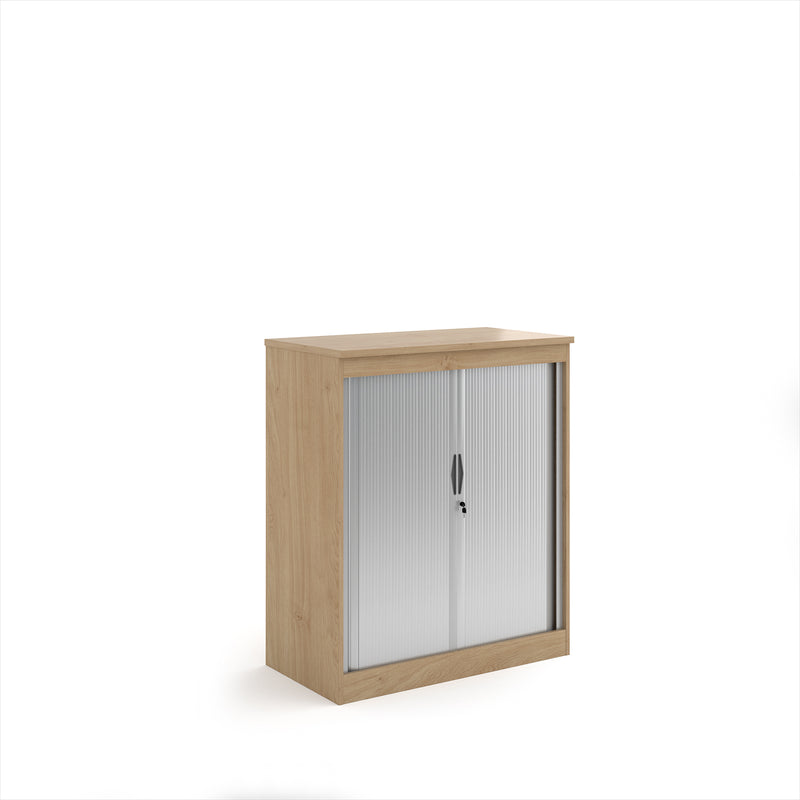 Systems Horizontal Tambour Door Cupboard - Kendal Oak