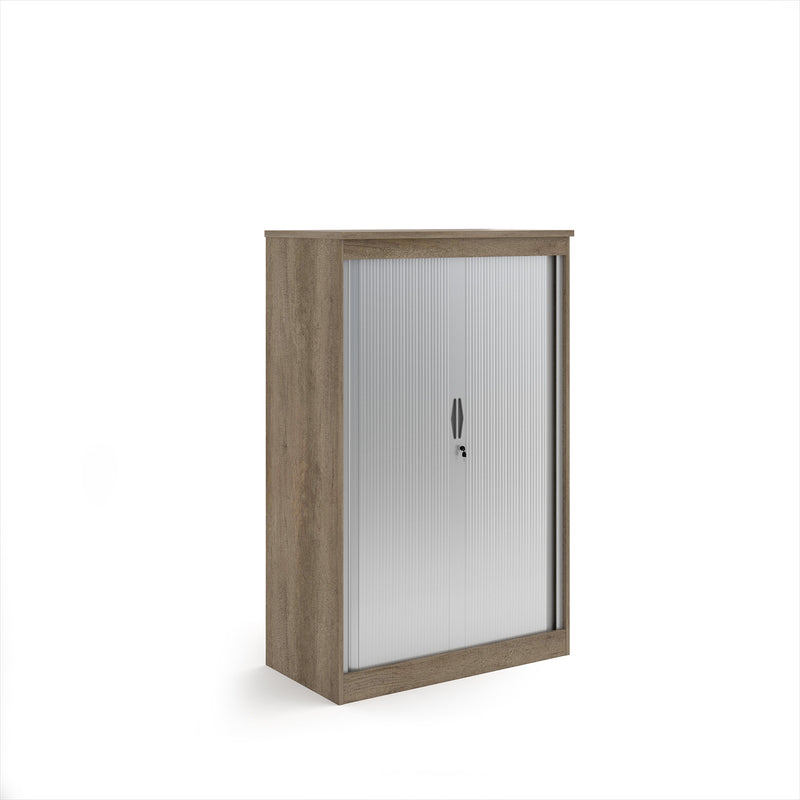 Systems Horizontal Tambour Door Cupboard - Nebraska Oak