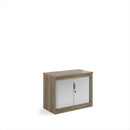 Systems Horizontal Tambour Door Cupboard - Nebraska Oak - NWOF