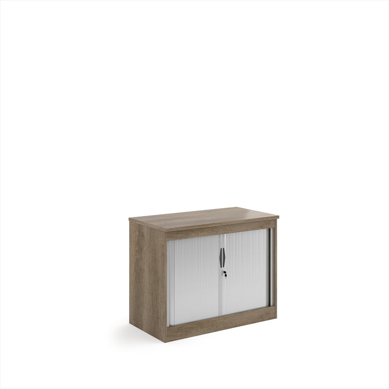 Systems Horizontal Tambour Door Cupboard - Nebraska Oak