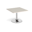 Trumpet Base Square Extension Table - Light Grey - NWOF