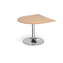 Dams Trumpet Base Radial Extension Table with 1000x1000mm surface, featuring a sturdy metal base and radial extension mechanism.