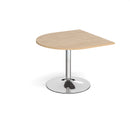 Dams Trumpet Base Radial Extension Table with 1000x1000mm surface, featuring a sturdy metal base and radial extension design.