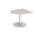 Dams Trumpet Base Radial Extension Table with 1000x1000mm top, showcasing sturdy metal construction and modern design.