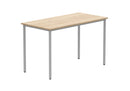 Front view of the TC Core Multi-Purpose Table in Canadian Oak, showcasing its sturdy tabletop and versatile design.
