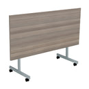 Gray oak rectangular tilting table by TC, featuring a sleek design and sturdy construction for versatile use.
