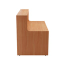 Beech TC Reception Unit with matching design, 1400mm length, modern office furniture, sleek and functional for reception areas.