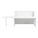 White TC reception unit with modern design and clean lines, displayed from the front view.