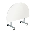 One Eighty D-End Tilting Table - White - NWOF