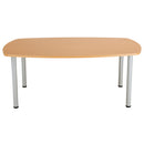 Beech One Fraction Plus Boardroom Table by TC, 1800mm long, with a sleek modern design and sturdy construction.