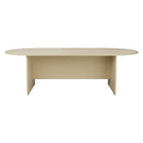Maple TC D-End Meeting Table with sleek design, 1800mm length, ideal for conference or office meeting rooms.