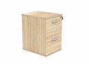 Front view of TC Core Filing Cabinet in Canadian Oak with multiple drawers and sleek modern design.