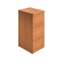 Essentials Wooden Filing Cabinet in beech wood with multiple drawers, designed for organization and office storage.