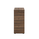 Essentials Wooden Filing Cabinet - Dark Walnut - NWOF