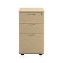 Essentials Desk High Pedestal - Maple - NWOF