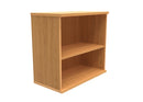 Front view of the TC Core Wooden Bookcase in Norwegian Beech, showcasing its sleek design and natural wood finish.