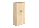 Front view of the TC Core wooden cupboard in Canadian oak with sleek design and natural wood finish.