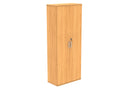 Front view of the TC Core wooden cupboard in Norwegian beech, showcasing its sleek design and natural wood finish.