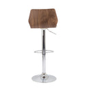 Back view of TC Stork Gas Lift Stool featuring a padded seat and adjustable height mechanism.