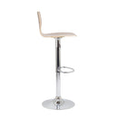 Side view of the TC Stork Gas Lift Stool with a sleek seat and adjustable height, showcasing its modern design.