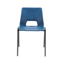 TC Economy polypropylene chair with a sleek design, featuring a sturdy plastic seat and metal legs for versatile use.
