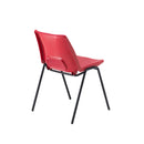 TC Economy polypropylene chair featuring a contoured backrest and sturdy frame, ideal for versatile seating solutions.