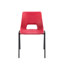 TC Economy Polypropylene Chair with a sturdy design, shown from the front, ideal for versatile seating solutions.