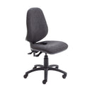 TC Calypso Ergo 2 Lever Office Chair with lumbar pump, front view showing adjustable armrests and ergonomic design.