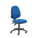 TC Calypso Ergo 2 Lever Office Chair with lumbar pump, front view showing adjustable armrests and ergonomic design.