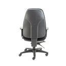 Black Panther Executive Fabric Office Chair by TC with high back and ergonomic design, shown from the rear angle.