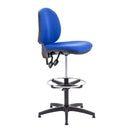 TC Concept mid-back operator chair with adjustable draughtsman kit, featuring ergonomic design and adjustable height.