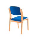 TC Renoir chair with wooden frame and upholstered backrest, shown from the rear view in the image.