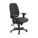 TC Vista high back chair with cushioned seat and tall backrest, shown from the front view.