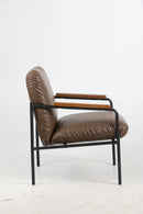 Settle Reception Chair With Wooden Arm Pads
