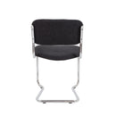 Back view of the TC Classic Meeting Chair with a sleek cantilever frame and cushioned seat for office or conference room use.