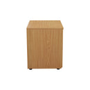TC Essentials Heavy Duty Side Filer in Nova Oak finish, showing the side view with sturdy construction and rich wood grain texture.