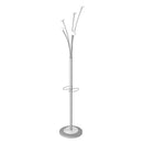 White TC Festival Coat Stand with multiple hooks and a sturdy base for organizing coats and accessories.