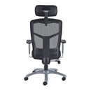 Black Fonz Chair by TC with a sleek design, shown from the back with a modern, minimalist style.