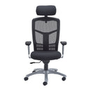 Black Fonz Chair by TC with sleek modern design, front view showing smooth upholstery and sturdy frame.