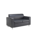Leather-faced Iceberg sofa by TC featuring sleek design, plush cushions, and modern style in a living room setting.