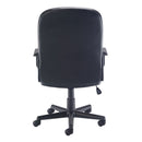 Black Jack 2 Executive Office Chair by TC with high-back design and adjustable armrests, shown from the back.