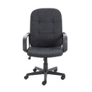 TC Jack 2 Fabric Executive Office Chair with padded armrests and ergonomic design, shown from front view.
