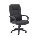Front view of TC Keno Office Chair with adjustable armrests and ergonomic design for comfortable workspace seating.