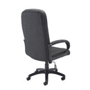 Black Keno Office Chair by TC with ergonomic back support and adjustable height, shown from the back view.