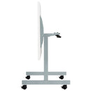 One Eighty Trapezoidal Tilting Table - White - NWOF
