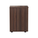 TC 3 Drawer Under Desk Pedestal - Dark Walnut - NWOF