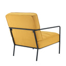 Elegant jade green reception chair by TC, showcasing a modern design with plush upholstery and sleek wooden legs.
