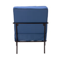 TC Jade reception chair with sleek design, featuring a modern, upholstered seat and angular wooden legs, shown from an angled perspective.