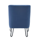 Back view of a TC Pearl Reception Chair featuring a sleek, upholstered design with a curved backrest and modern style.