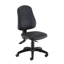 Black TC Calypso Ergo 2 Lever Office Chair with lumbar pump, featuring adjustable armrests and ergonomic design.